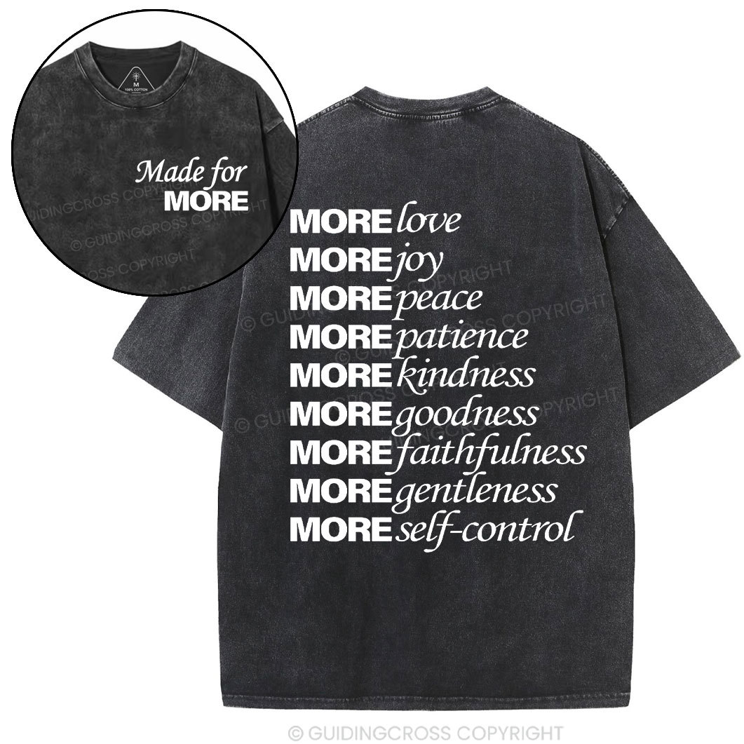 Made For More Christian Washed T-Shirt