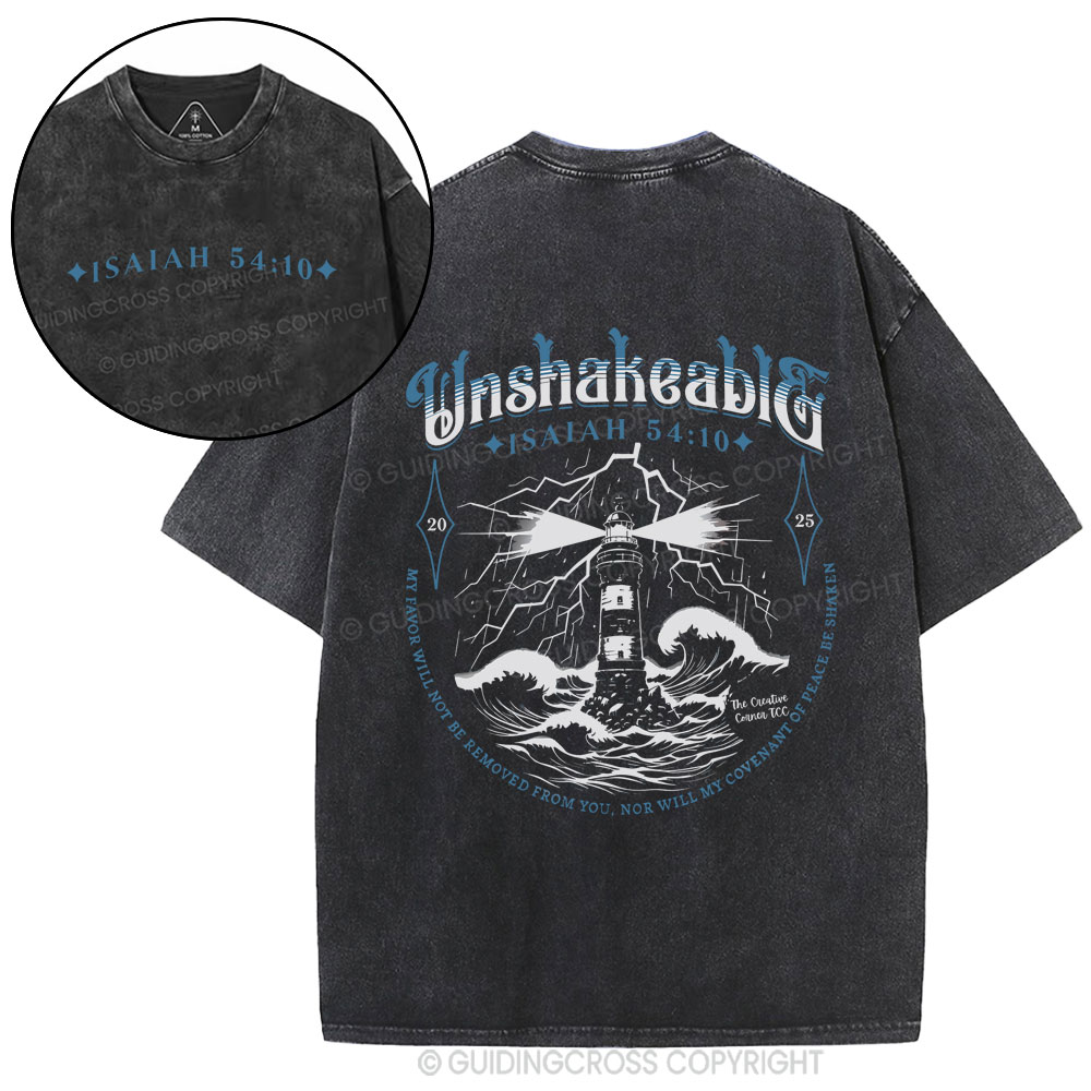 Unshakeable Christian Washed T-Shirt