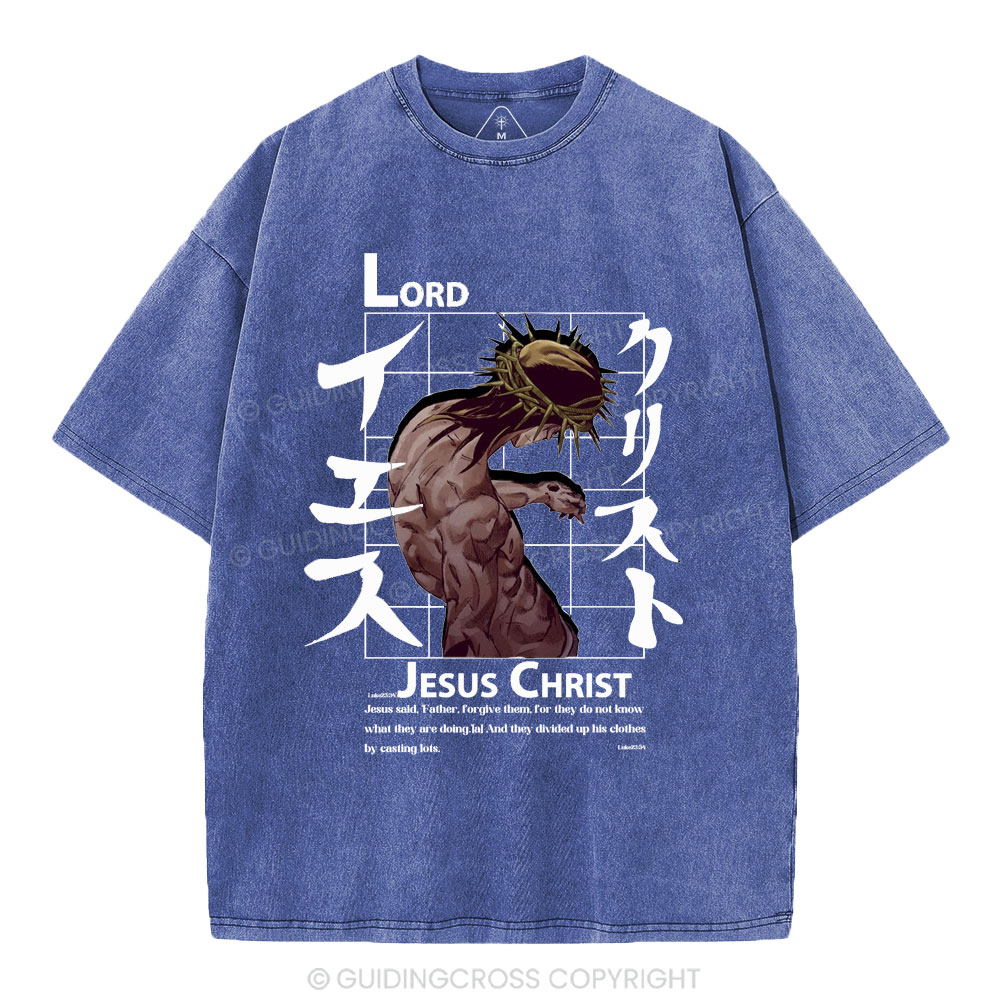 Jesus Christ Christian Washed T-Shirt