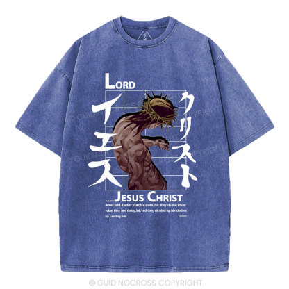 Jesus Christ Christian Washed T-Shirt