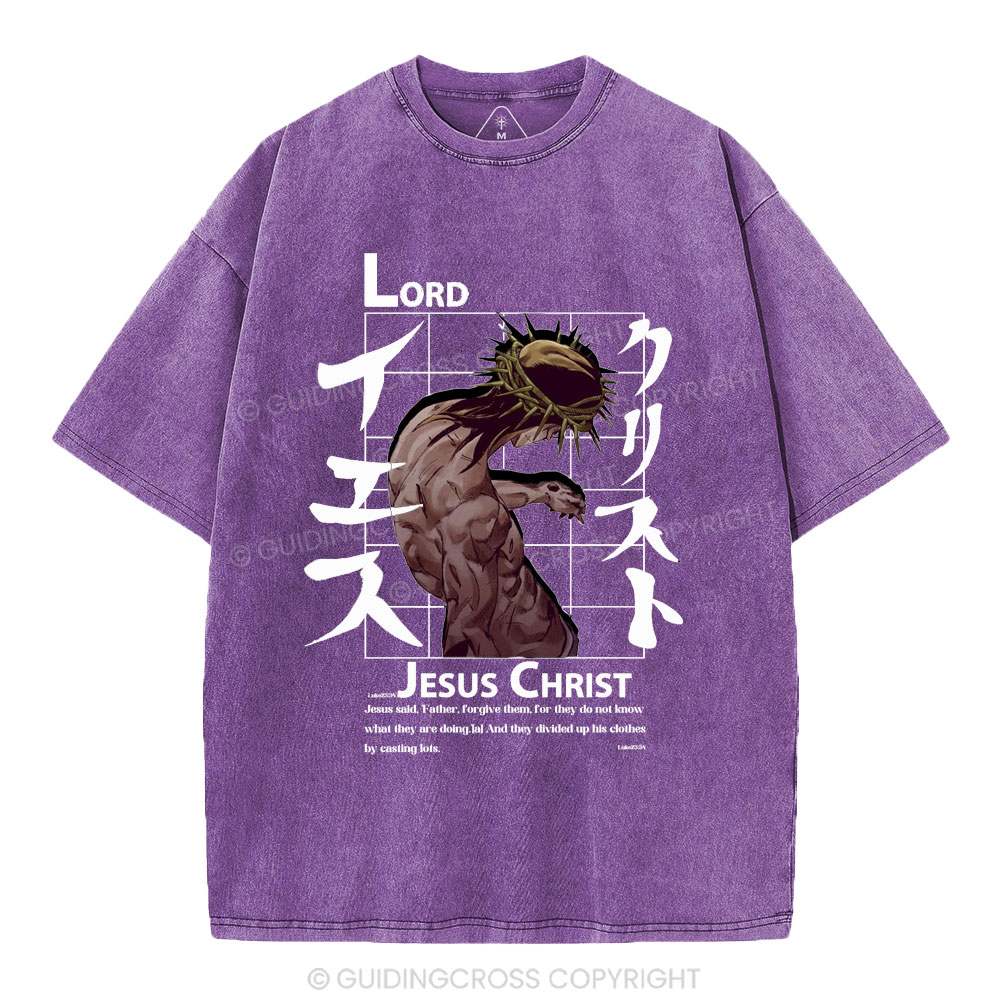 Jesus Christ Christian Washed T-Shirt