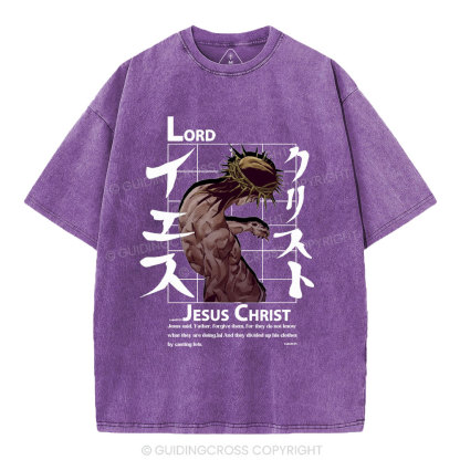 Jesus Christ Christian Washed T-Shirt