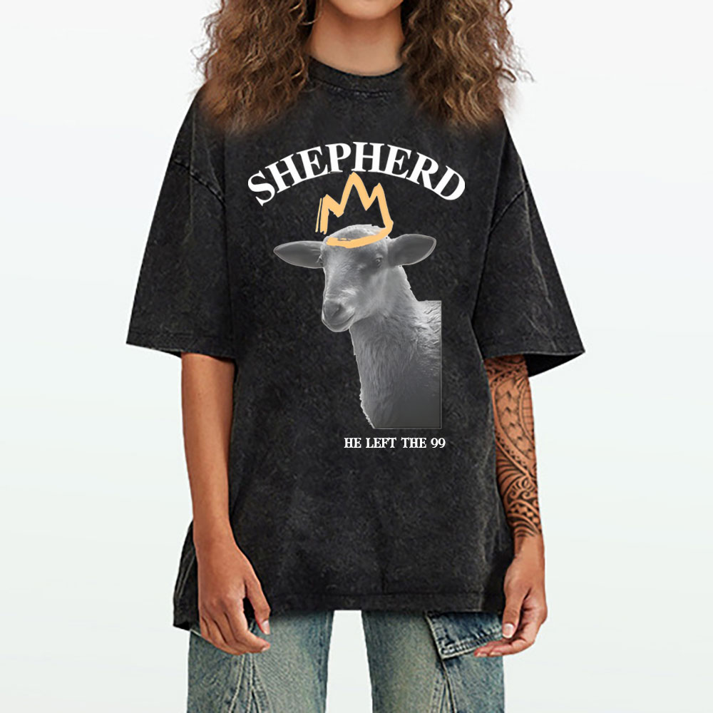 SHEPERED Christian Washed T-Shirt