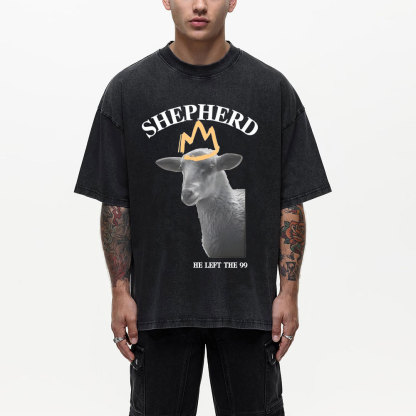 SHEPERED Christian Washed T-Shirt