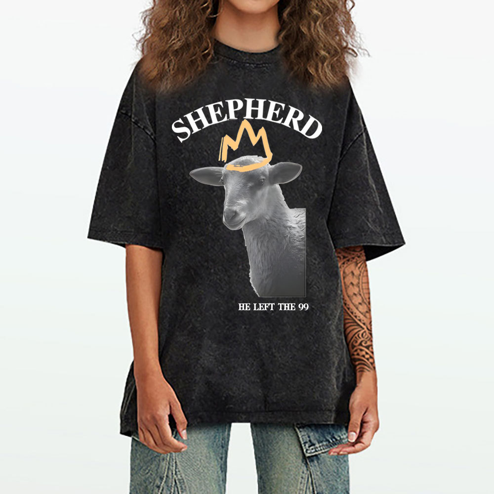 SHEPERED Christian Washed T-Shirt