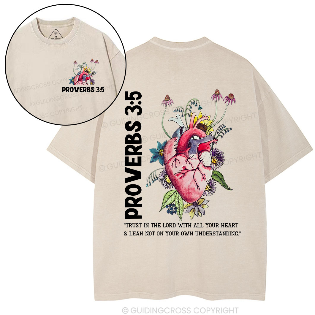 Trust In The Lord Christian Washed T-Shirt