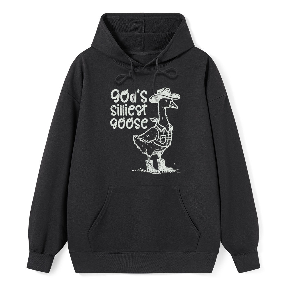 God's Silliest Goose Classic Christian Hoodie