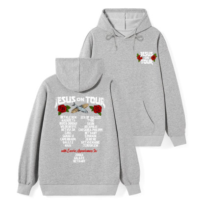 Jesus On Tour Classic Christian Hoodie