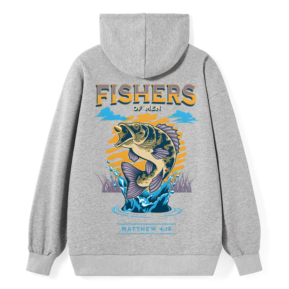 Fishers Of Men Matthew 4:19 Christian Hoodie