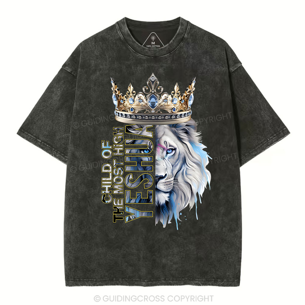Child Of The Most High Christian Washed T-Shirt