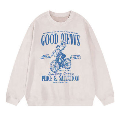 Good News Christian Washed Sweatshirt