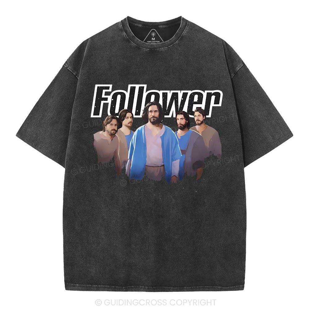 Follower Christian Washed T-Shirt