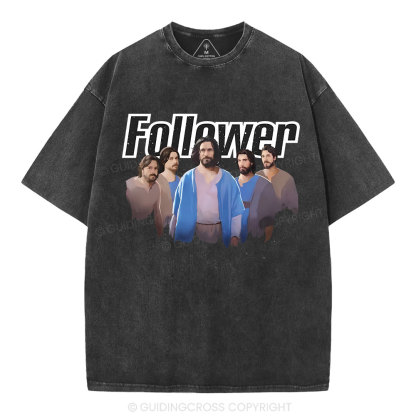 Follower Christian Washed T-Shirt