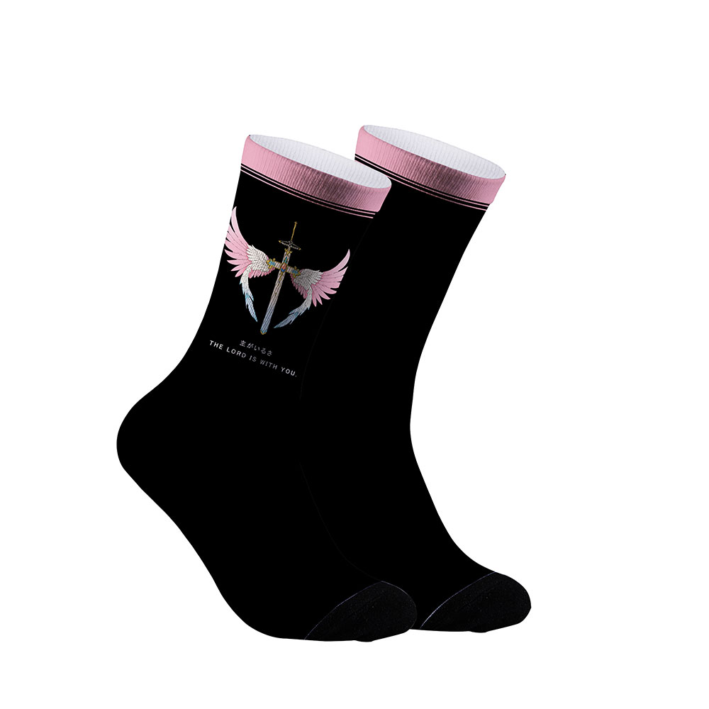 The Lord Is With You Christian Washed Shorts