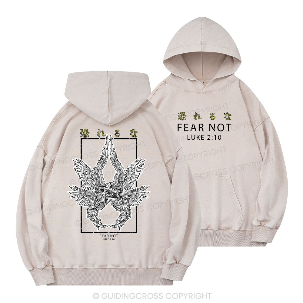 Fear Not Christian Washed Hoodie
