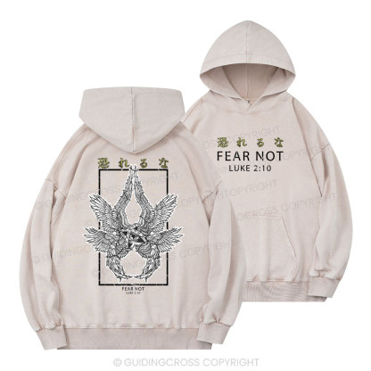 Fear Not Christian Washed Hoodie