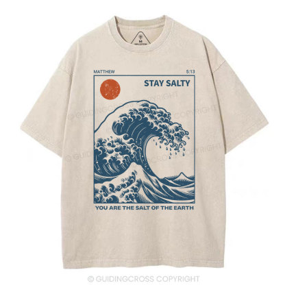 You Are The Salt Of The Earth Christian Washed T-Shirt