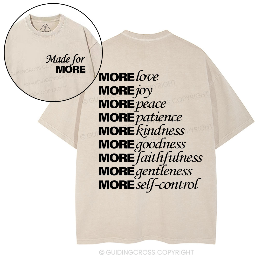 Made For More Christian Washed T-Shirt