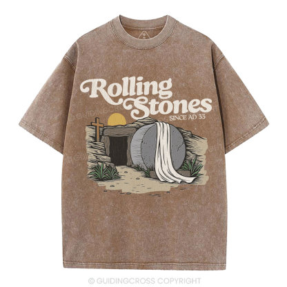 Rolling Stone Christian Washed T-Shirt