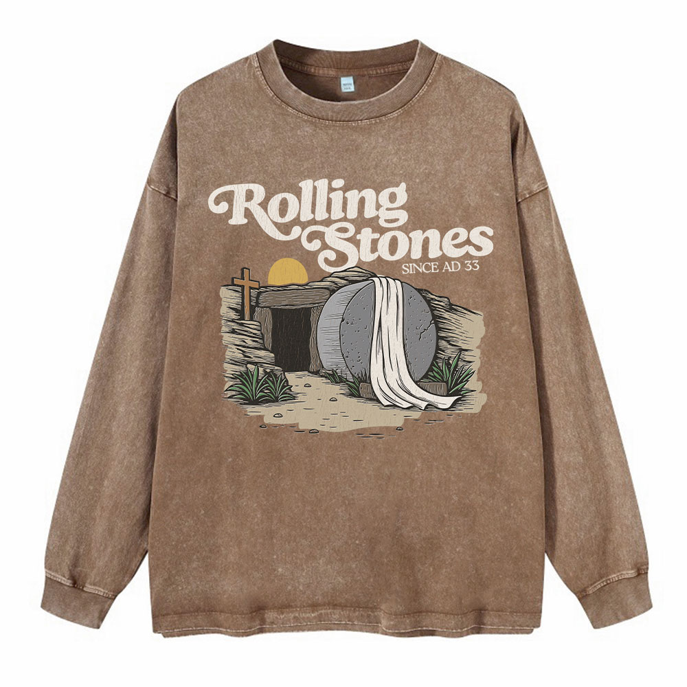 Rolling Stone Christian Washed Long Sleeve T-Shirt