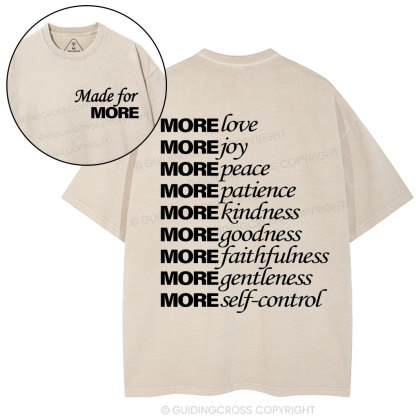 Made For More Christian Washed T-Shirt