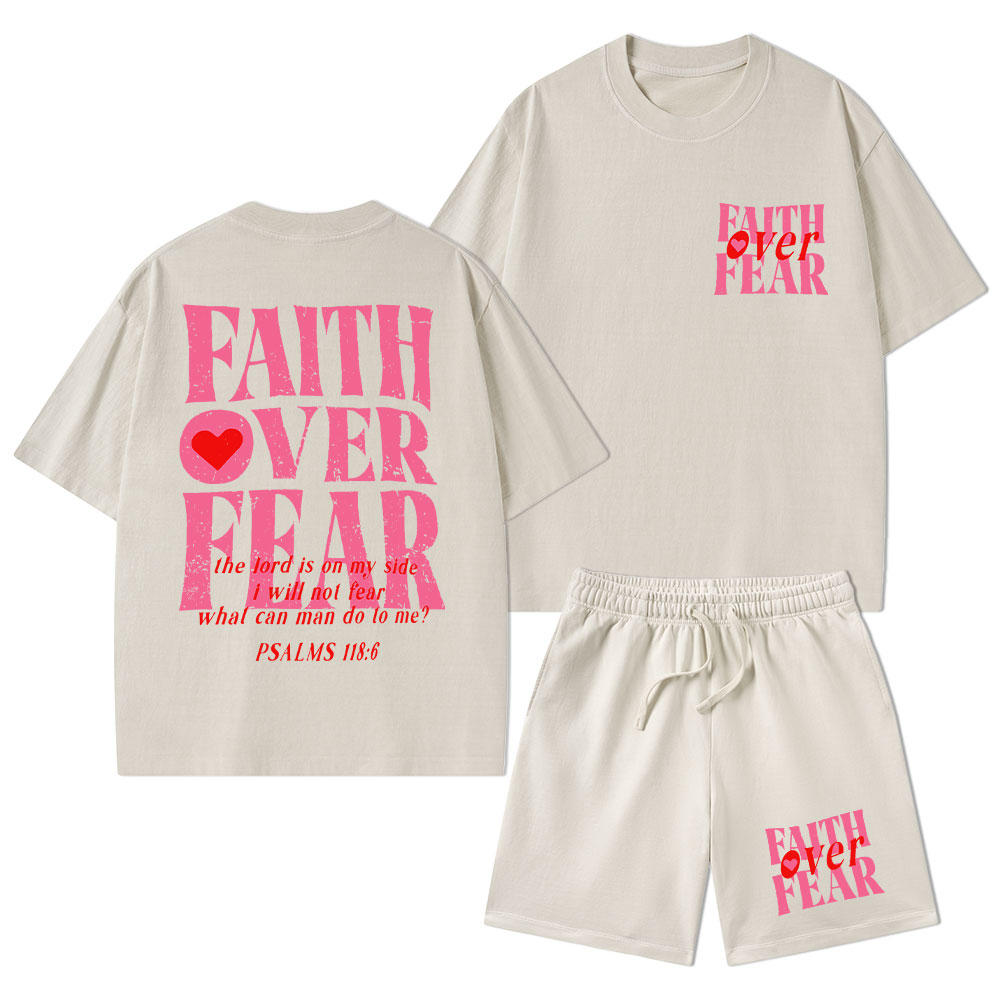 Daughter Of The King Christian Washed T-Shirt & Shorts