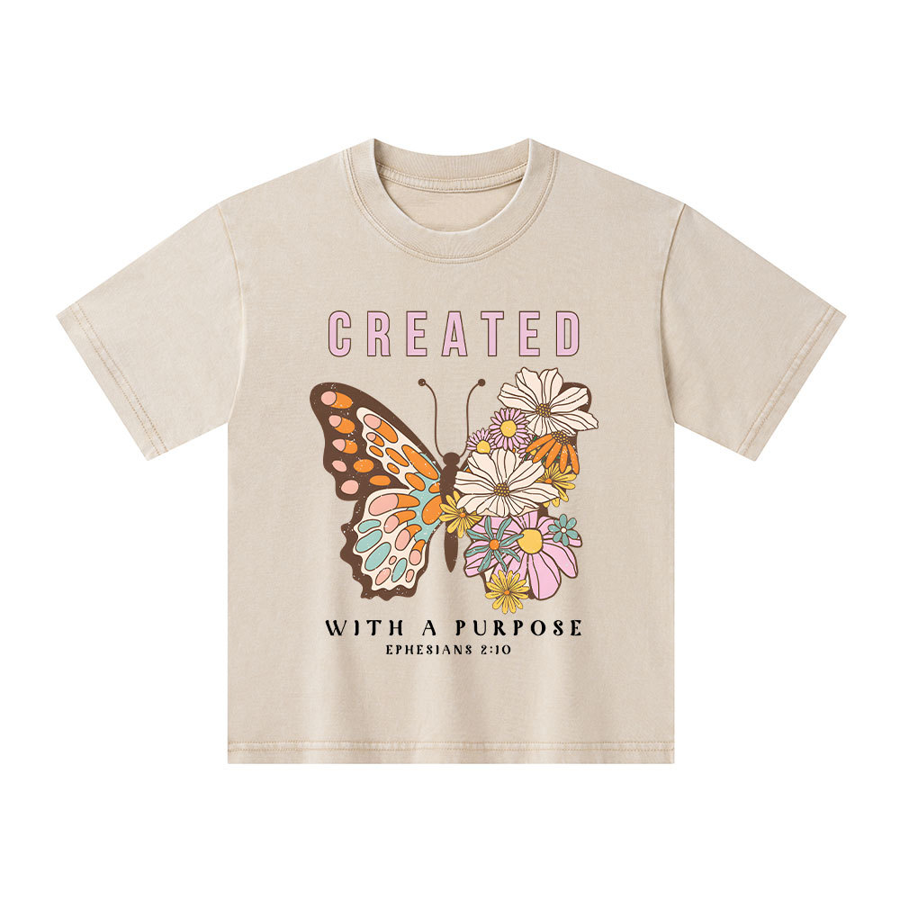 Created With Purpose Kid Washed T-Shirt