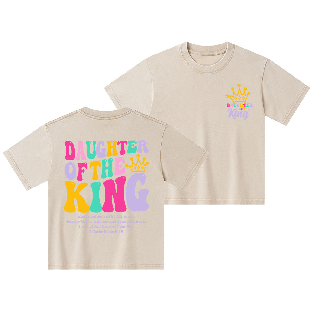 Daughter Of The King Kid Washed T-Shirt