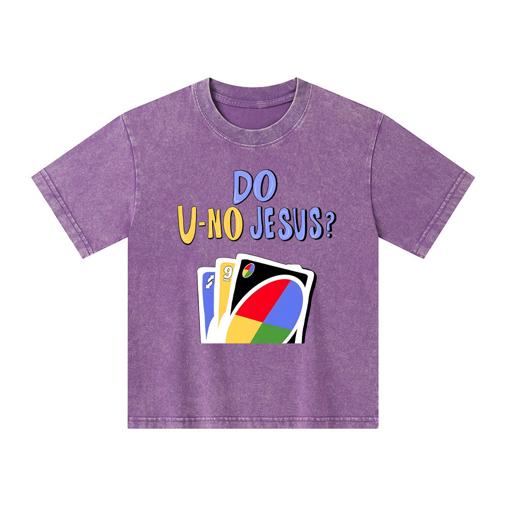 Do U-NO Jesus Kid Washed T-Shirt