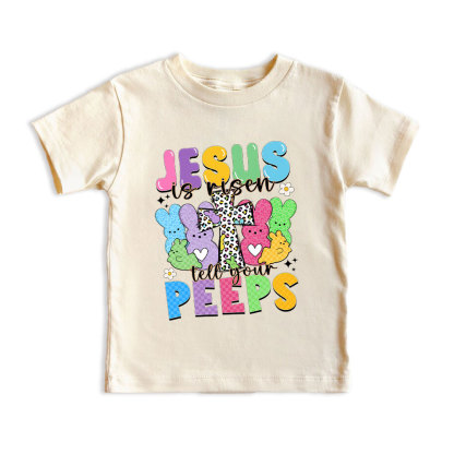 Jesus Is Risen Christian Kid T-Shirt