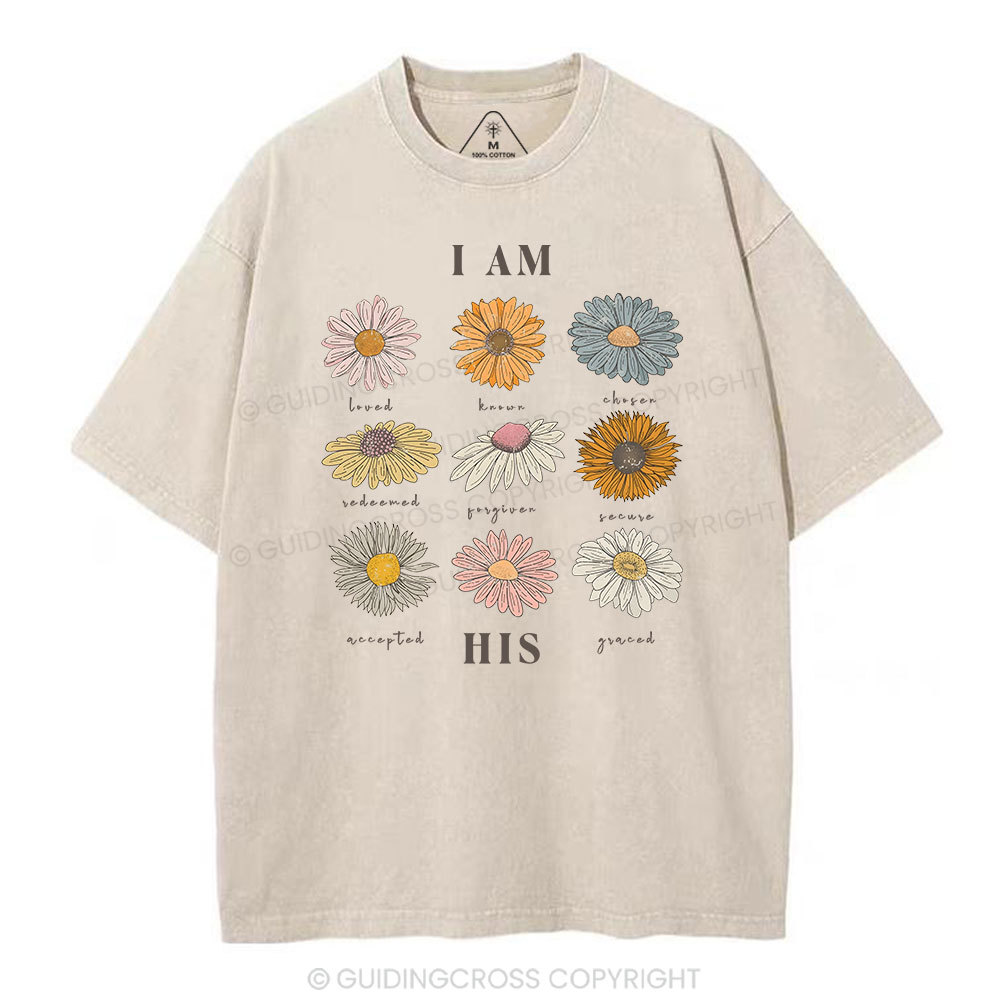 I Am His Christian Washed T-Shirt