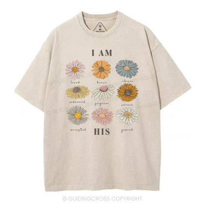 I Am His Christian Washed T-Shirt