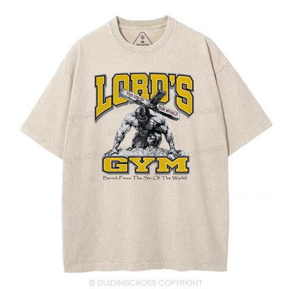 Lords Gym Christian Washed T-Shirt
