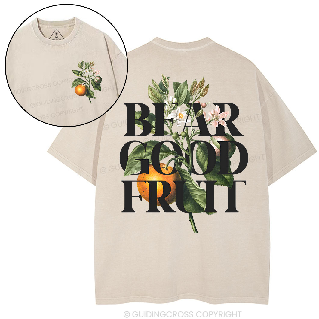 Bear Good Fruit Washed T-Shirt