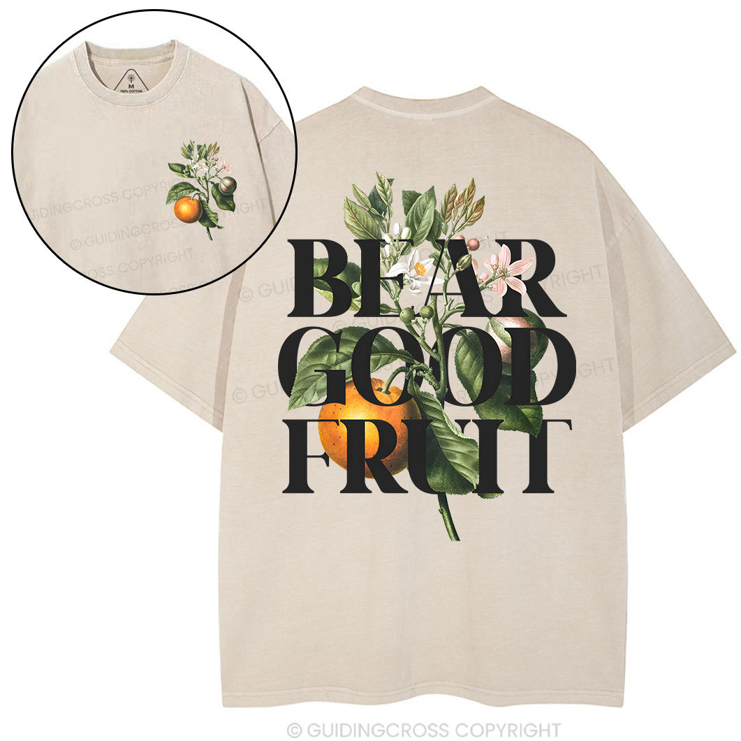 Bear Good Fruit Washed T-Shirt