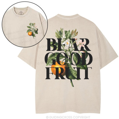 Bear Good Fruit Washed T-Shirt