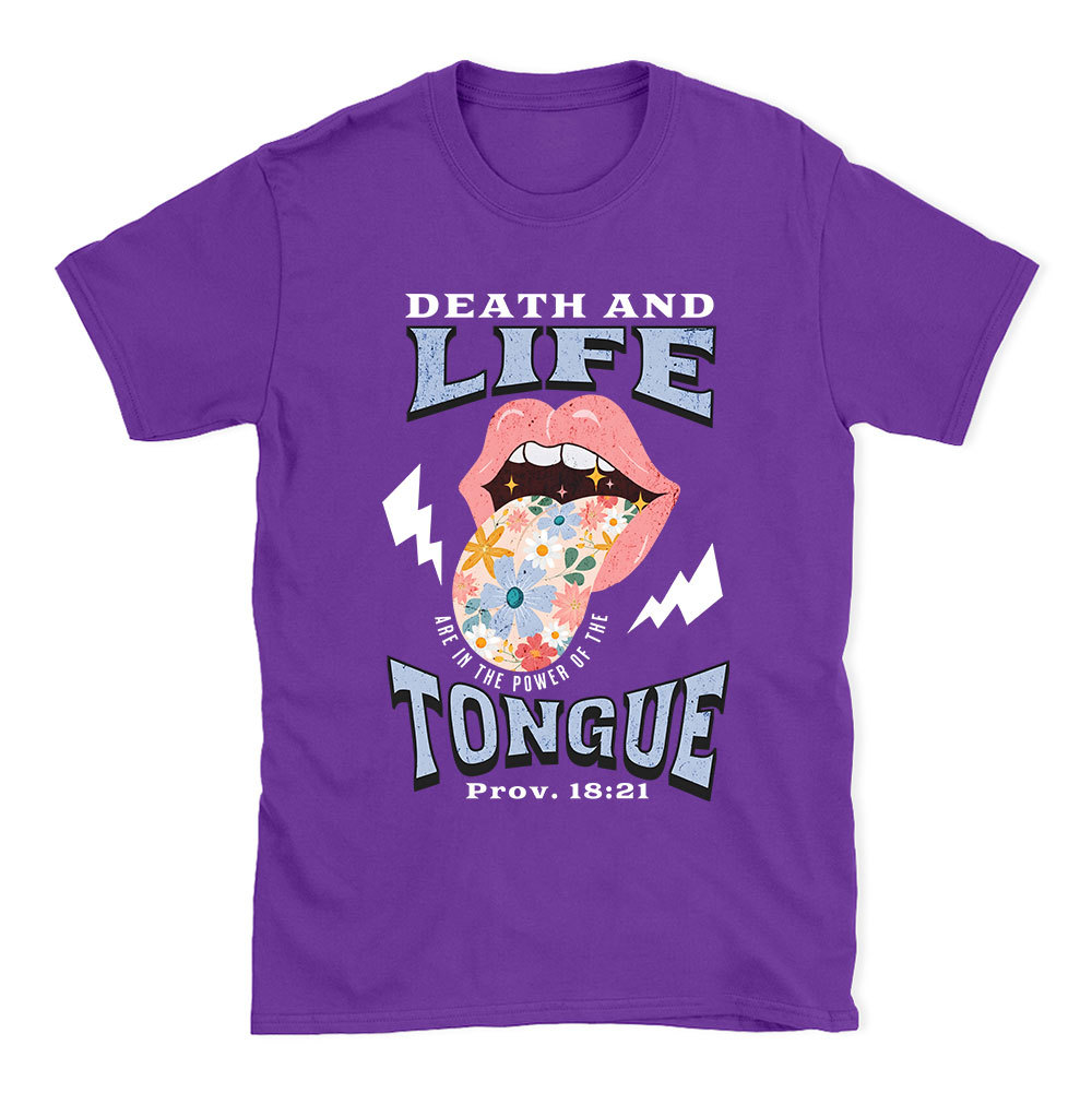 Death And Life Tongue Christian T-Shirt
