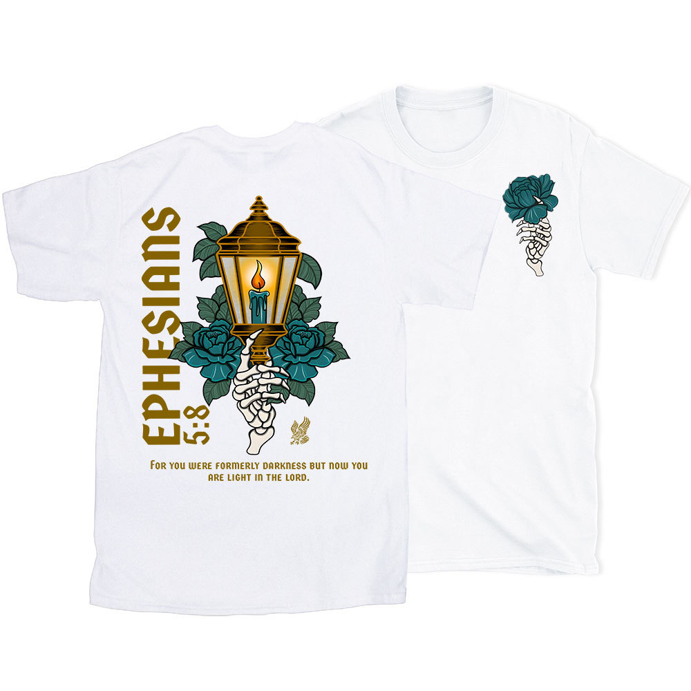 For You Were Formerly Darkness Christian T-Shirt