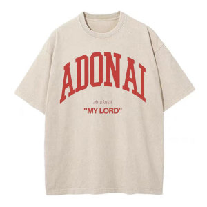 Image of ADONAI My Lord Christian Washed T-Shirt