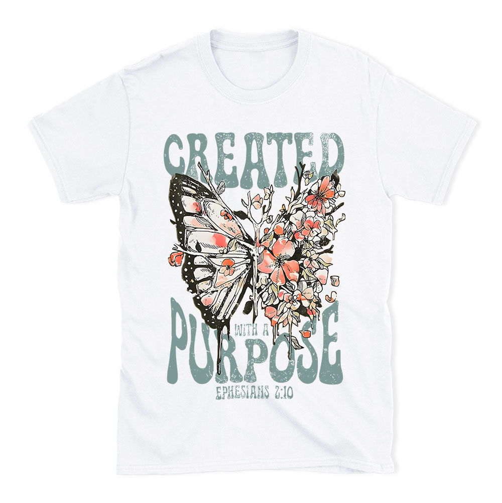 Created With A Purpose Christian T-Shirt