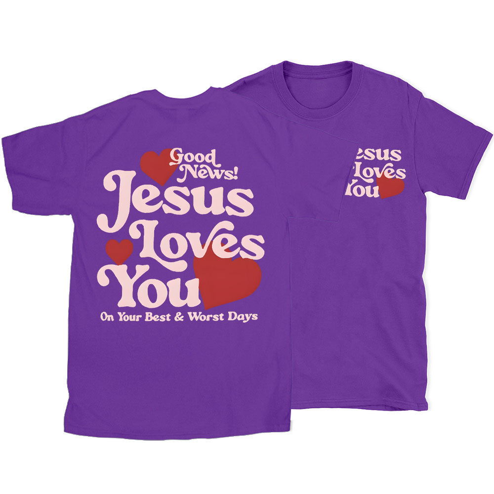 Good New Jesus Love You Chrsitian T-Shirt