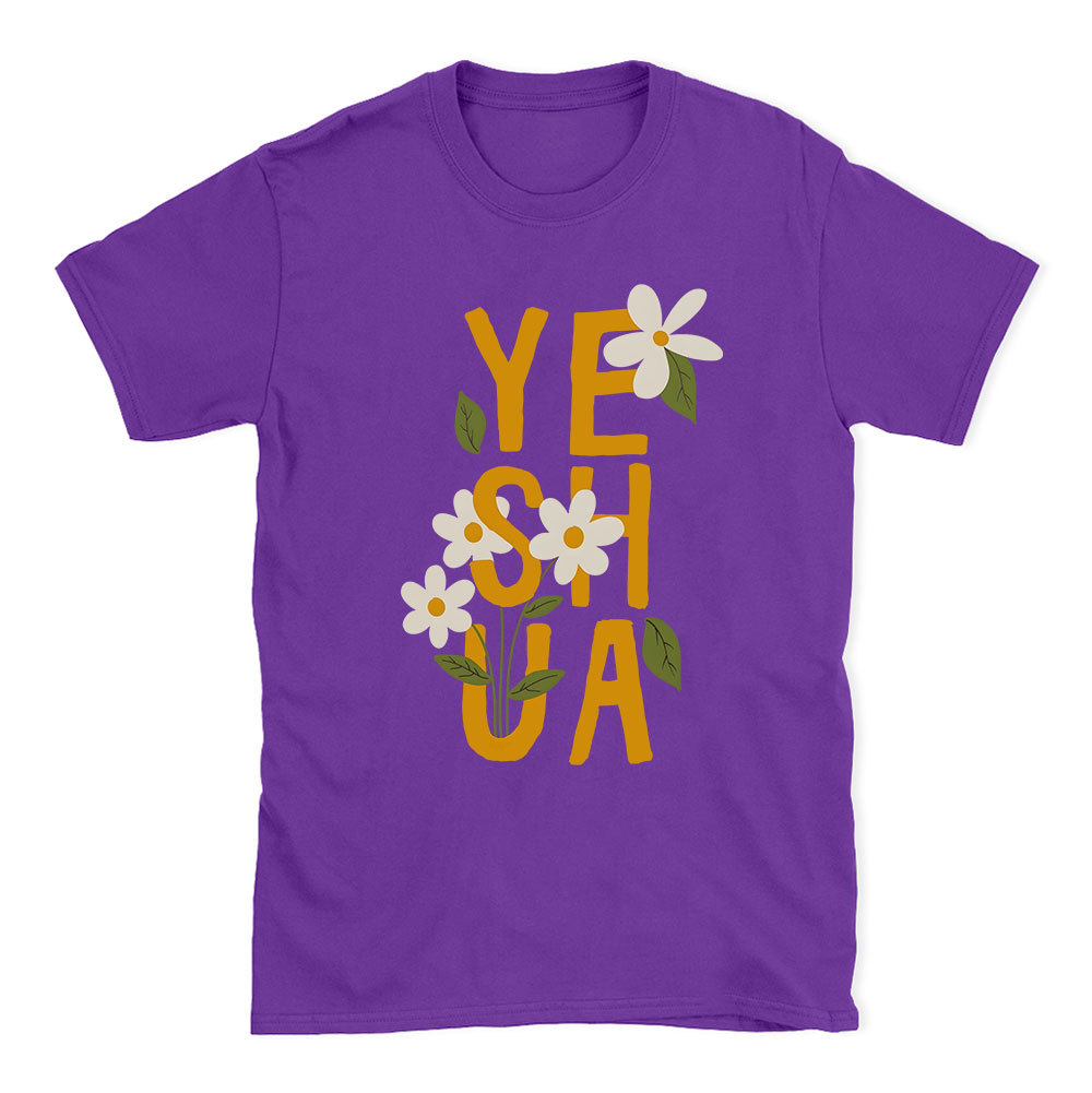 Yeshua With Flower Christian T-Shirt