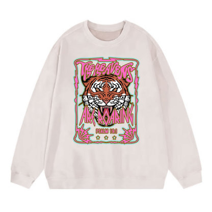 The Heavens Are Roaring Christian Washed Sweatshirt