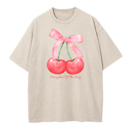 Daughter Of The King Christian Washed T-Shirt