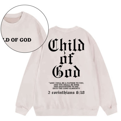 Child Of God Christian Washed Sweatshirt