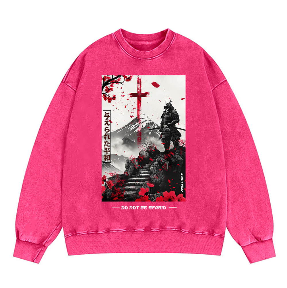 Peace Christian Washed Sweatshirt