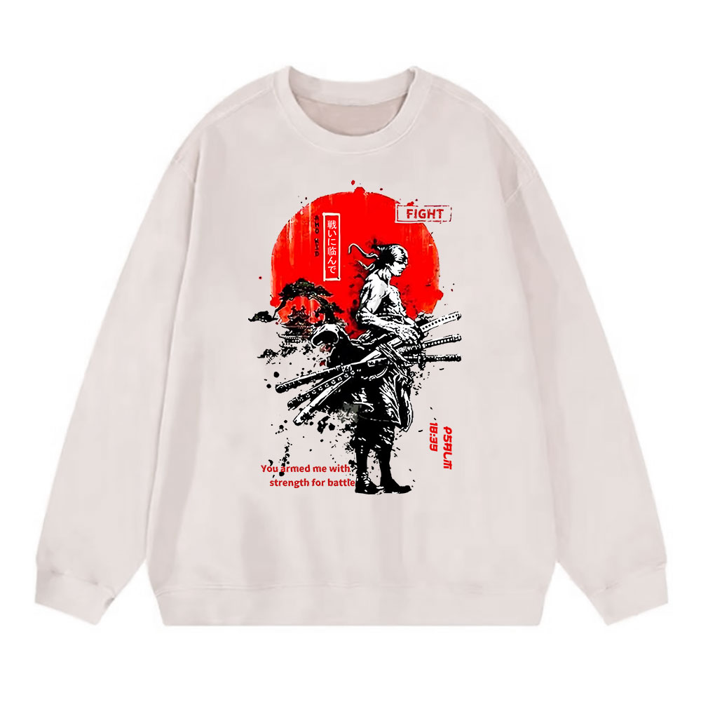 You Gave Me Strength Christian Washed Sweatshirt