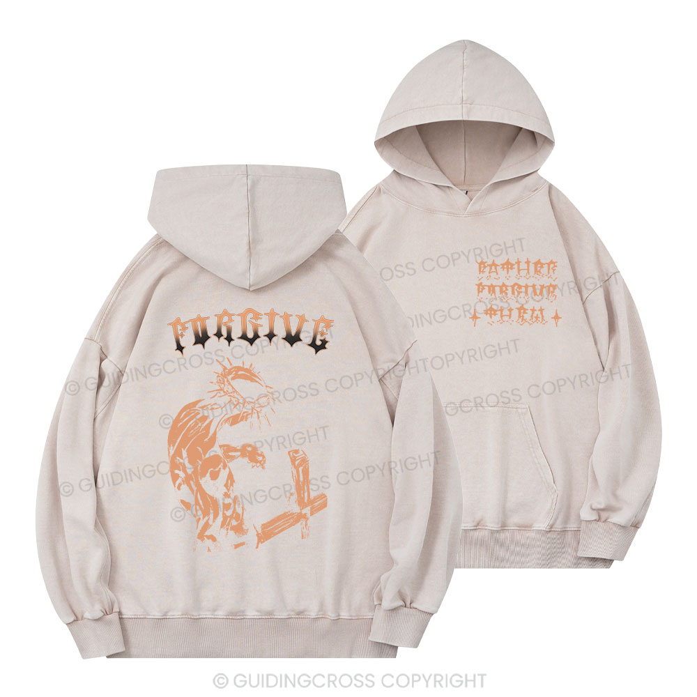 Forgiven Christian Washed Hoodie 