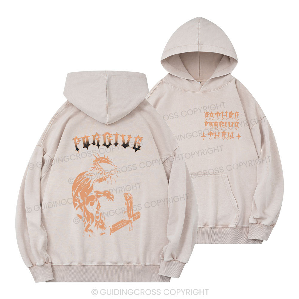 Forgiven Christian Washed Hoodie 