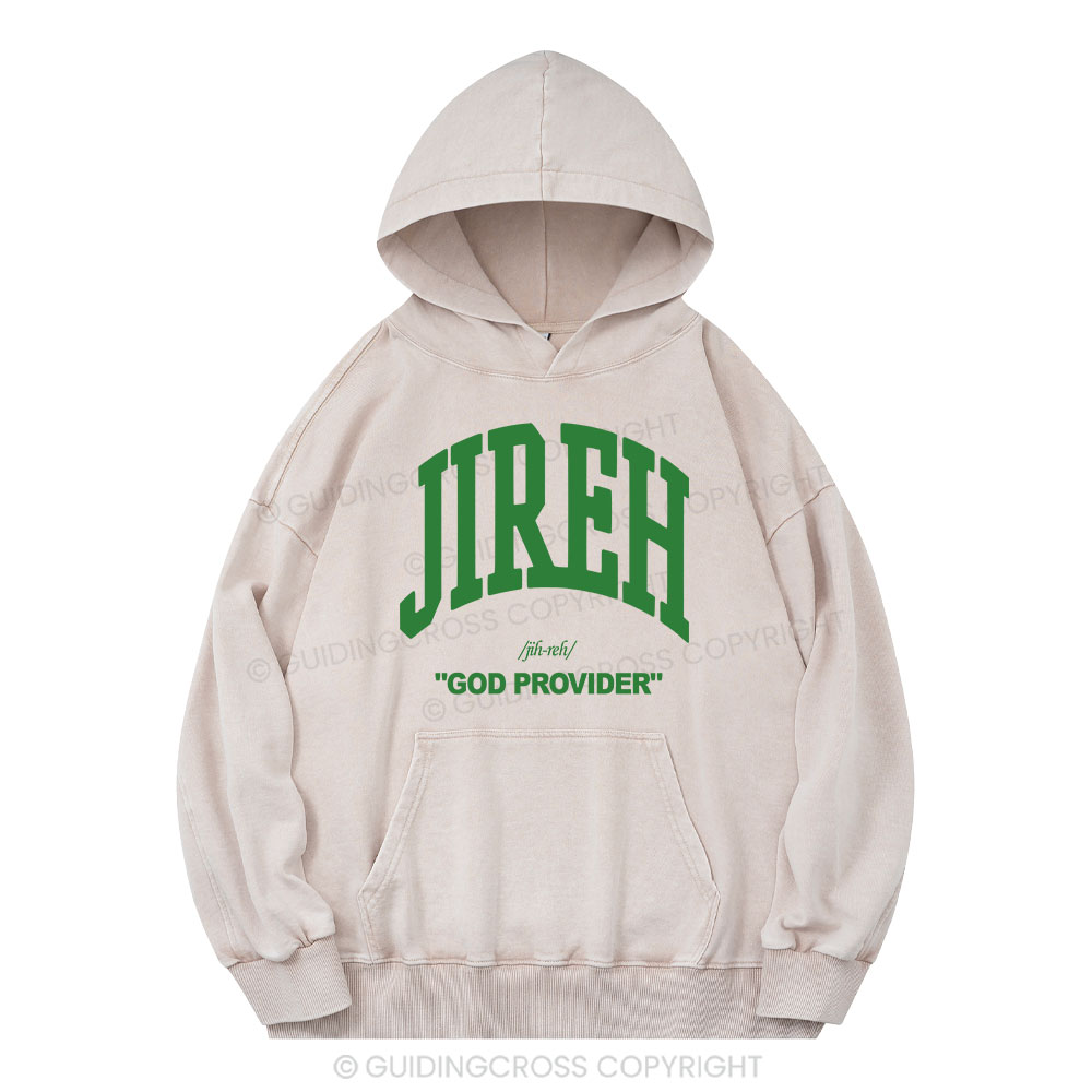 Jireh Christian Washed Hoodie 